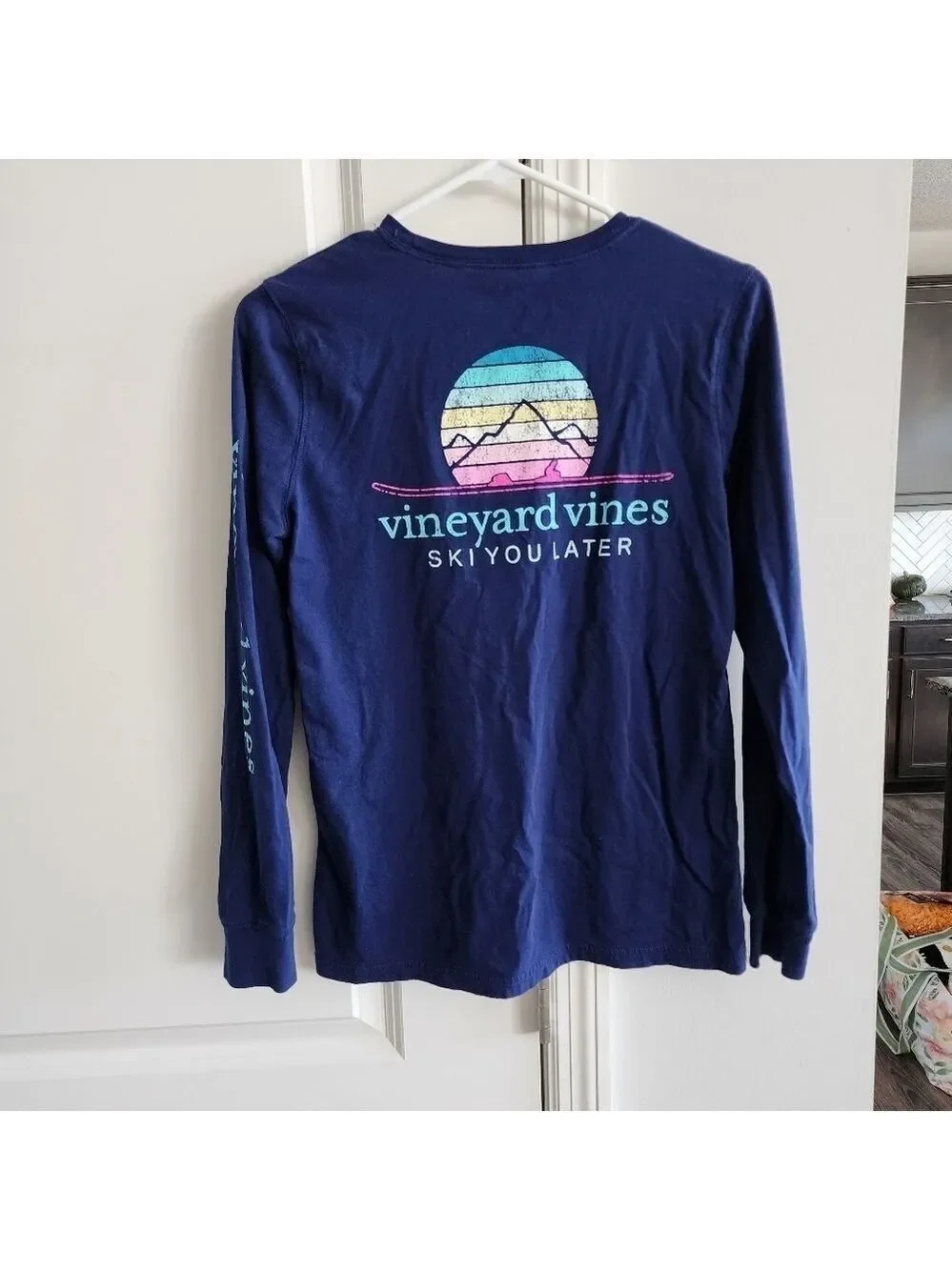 Vineyard Vines Ski You Later Long Sleeve Size XS